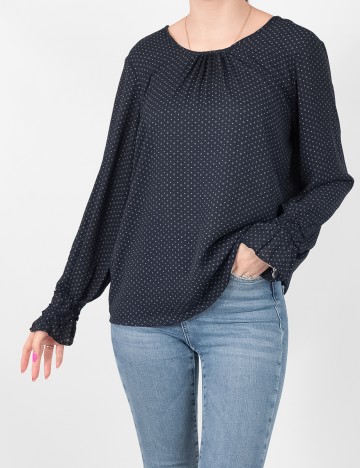 Bluza Jacqueline de Yong, bleumarin, 38