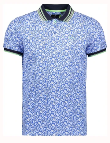 Tricou Polo N.Z.A NEW ZEALAND AUCKLAND, floral, M