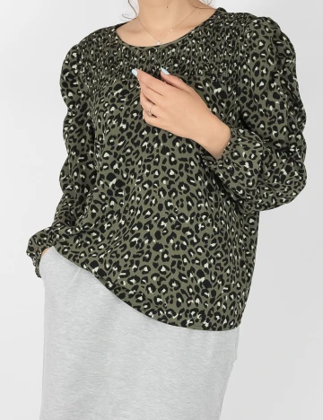 Bluza Only, verde, 38