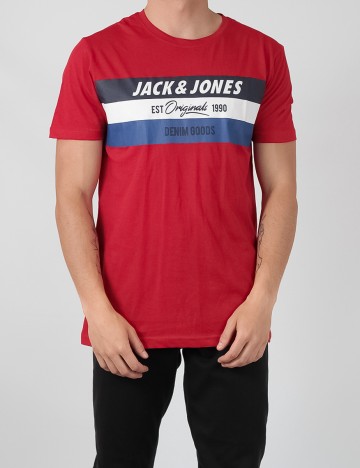 Tricou Jack&Jones, rosu, M