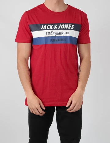 Tricou Jack&Jones, rosu, M Rosu