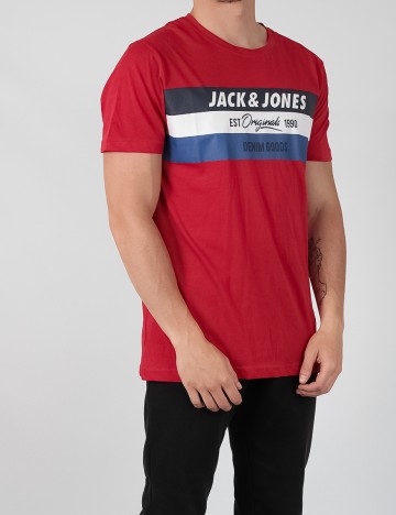 Tricou Jack&Jones, rosu, M
