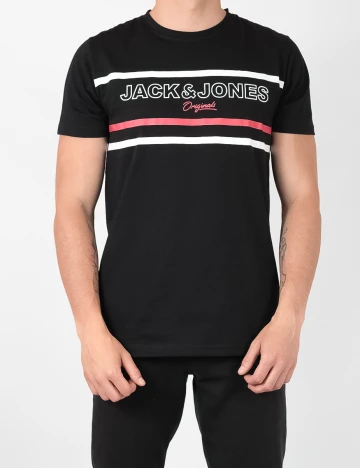 Tricou Jack&Jones, negru, M Negru