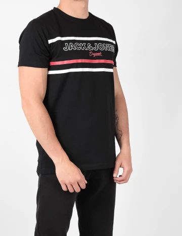 Tricou Jack&Jones, negru, M Negru