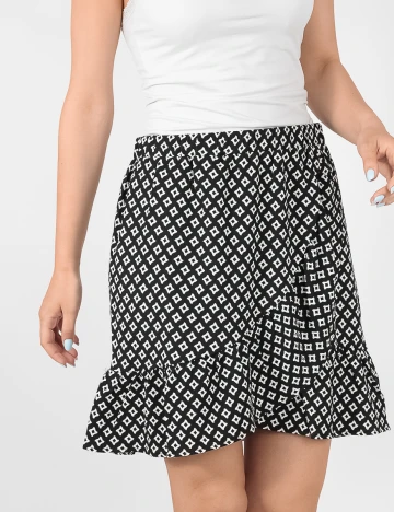Fusta Jacqueline de Yong, negru, M