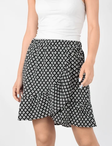 Fusta Jacqueline de Yong, negru, M