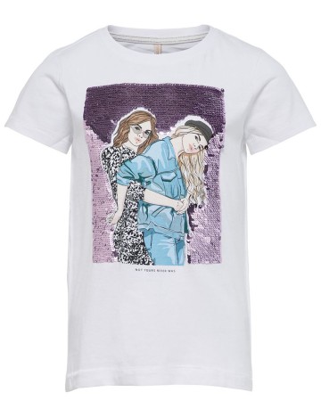 Tricou Kids Only, alb, 9-10 ANI