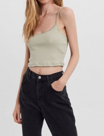 
						Top Vero Moda, verde oliv, L