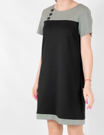 Rochie OF WHITE, negru, M Negru