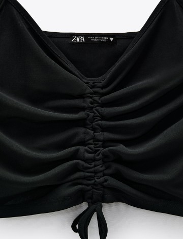 Top Zara, negru, S