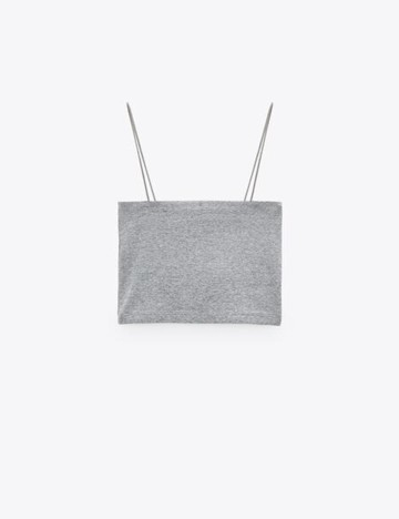 Top Zara, gri, S