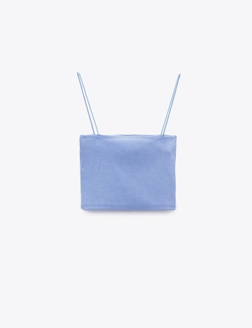 Top Zara, albastru, L