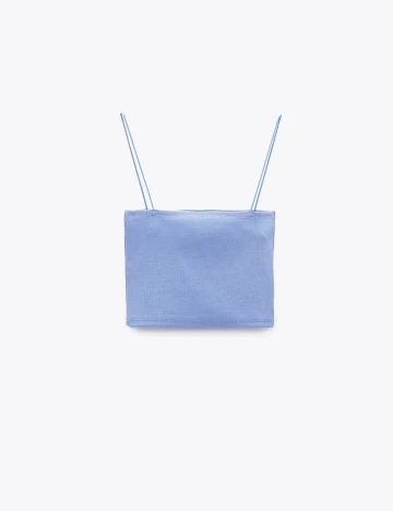 Top Zara, albastru, L