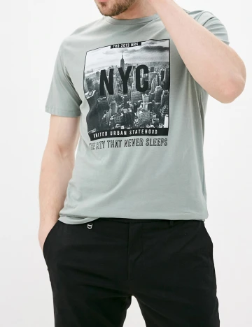 Tricou PRODUKT, verde, S