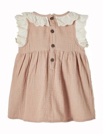 Rochie Lil Atelier, bej, 9-12 LUNI
