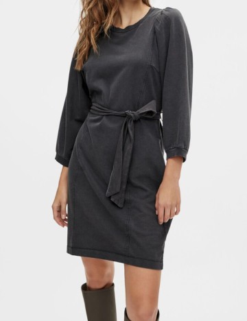 Rochie Scurta Pieces, gri inchis, S
