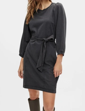 Rochie Scurta Pieces, gri inchis, S Gri