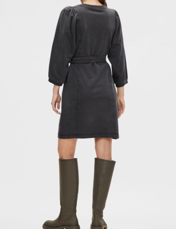 Rochie Scurta Pieces, gri inchis, S