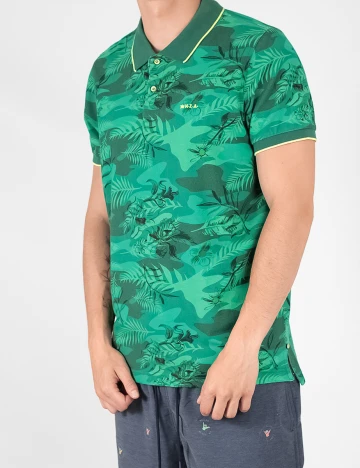 Tricou Polo N.Z.A NEW ZEALAND AUCKLAND, verde, L
