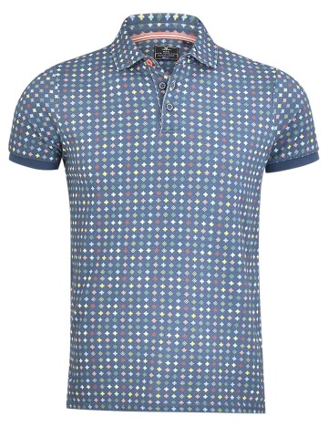 Tricou Polo N.Z.A NEW ZEALAND AUCKLAND, albastru, XS