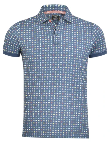 Tricou Polo N.Z.A NEW ZEALAND AUCKLAND, albastru, XS