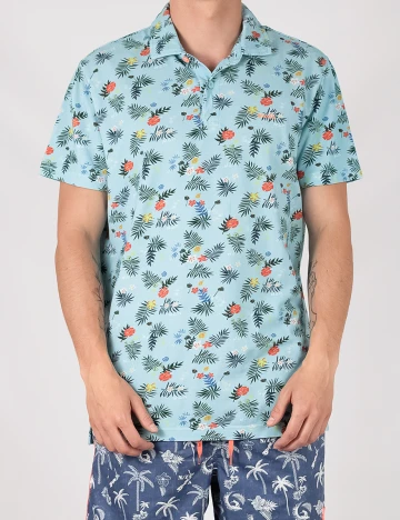 Tricou Polo N.Z.A NEW ZEALAND AUCKLAND, albastru, L