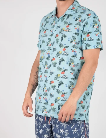 Tricou Polo N.Z.A NEW ZEALAND AUCKLAND, albastru, L