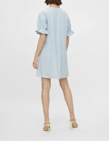 Rochie Pieces, albastru, S