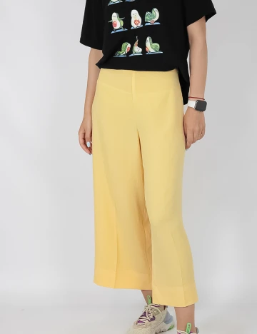 Pantaloni Vero Moda, galben, 38