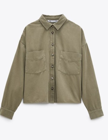 Camasa Zara, verde, XS