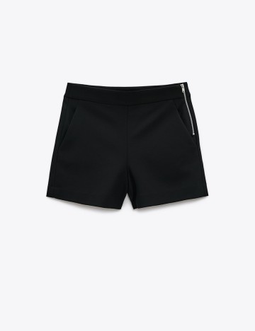 Pantaloni scurti Zara, negru, M