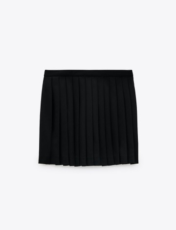 Fusta pantalon Zara, negru, L