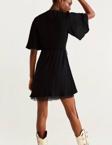 Rochie scurta Mango, negru, S