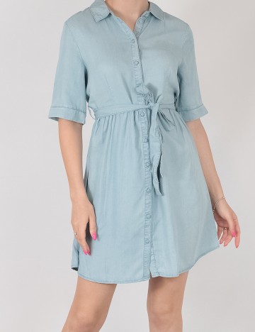 Rochie Scurta Pieces, bleu, M