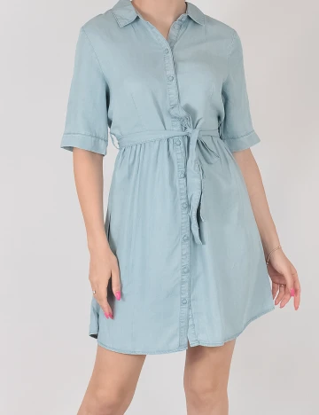 Rochie Scurta Pieces, bleu, M