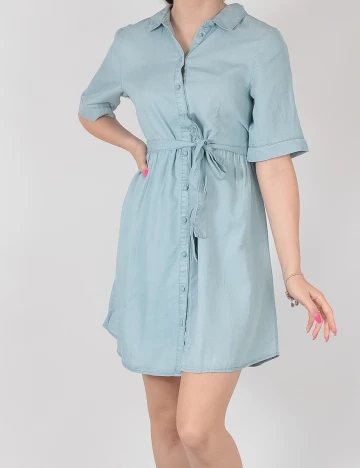 Rochie Scurta Pieces, bleu, M