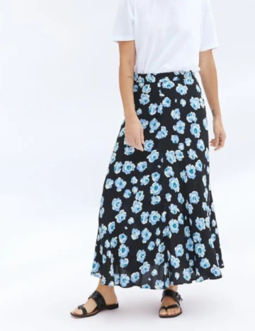 Fusta Zara, negru, M Negru