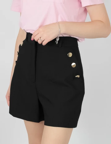 Pantaloni scurti Zara, negru, M