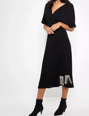 Rochie medie Mango, negru, L