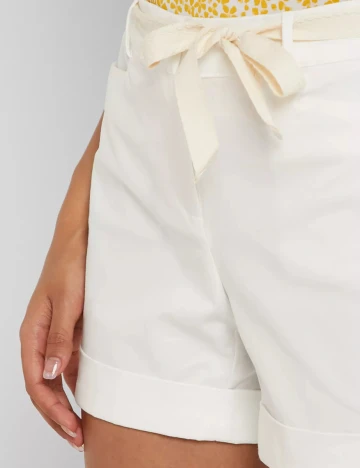 Pantaloni scurti Mango, alb, 34 Alb