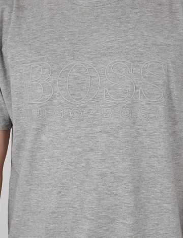 Tricou Hugo Boss, gri, L Gri