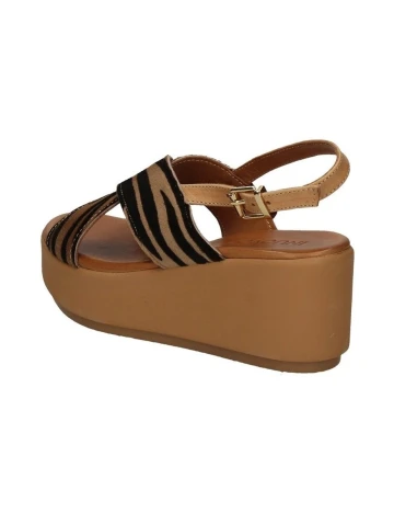 Sandale cu platforma INUOVO, animal print, 37