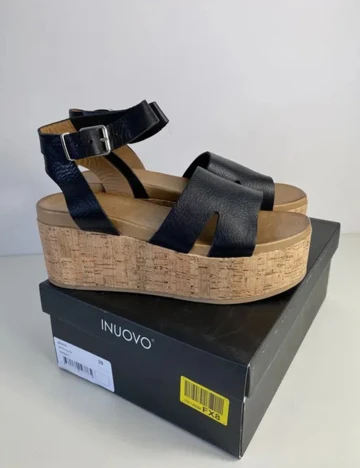Sandale cu platforma  INUOVO, negru, 36