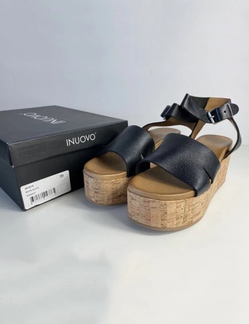 Sandale cu platforma  INUOVO, negru, 36