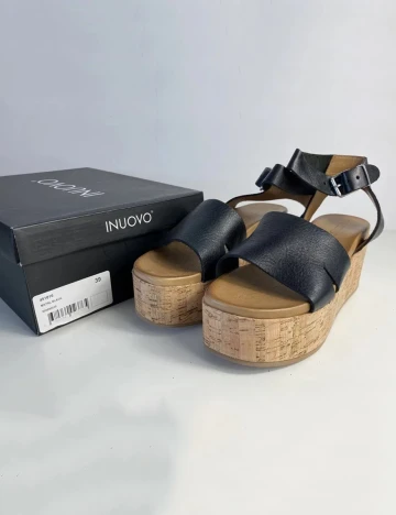 Sandale cu platforma  INUOVO, negru, 36
