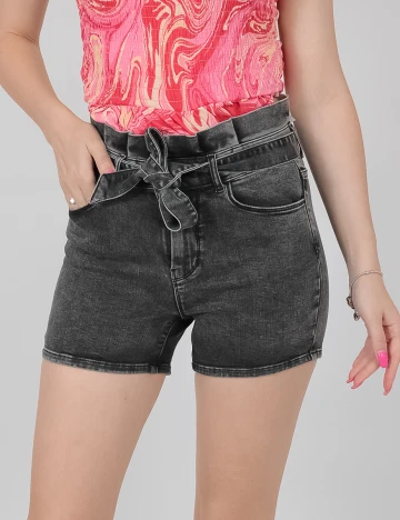 Pantaloni Scurti Only, gri inchis, S