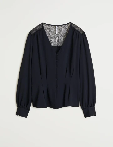 Bluza Mango, negru, M Negru