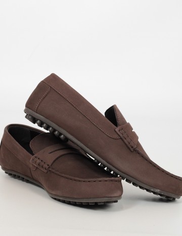 Mocasini Oltre, maro, 43