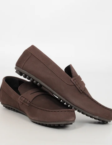 Mocasini Oltre, maro, 43