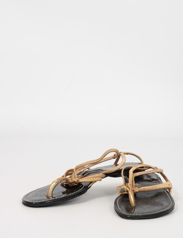 Slapi DUMOND, auriu, 37